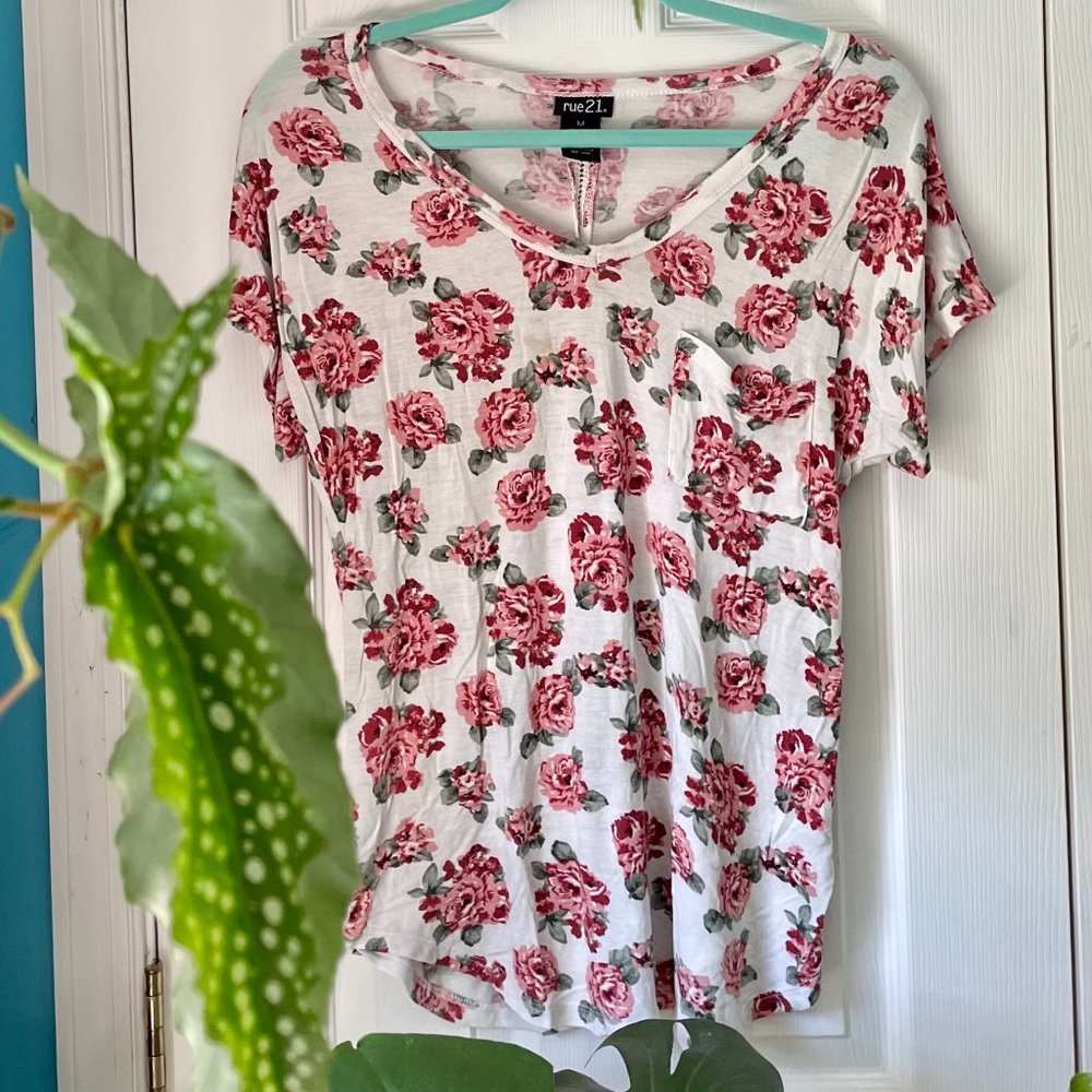 Floral Slouchy Tee